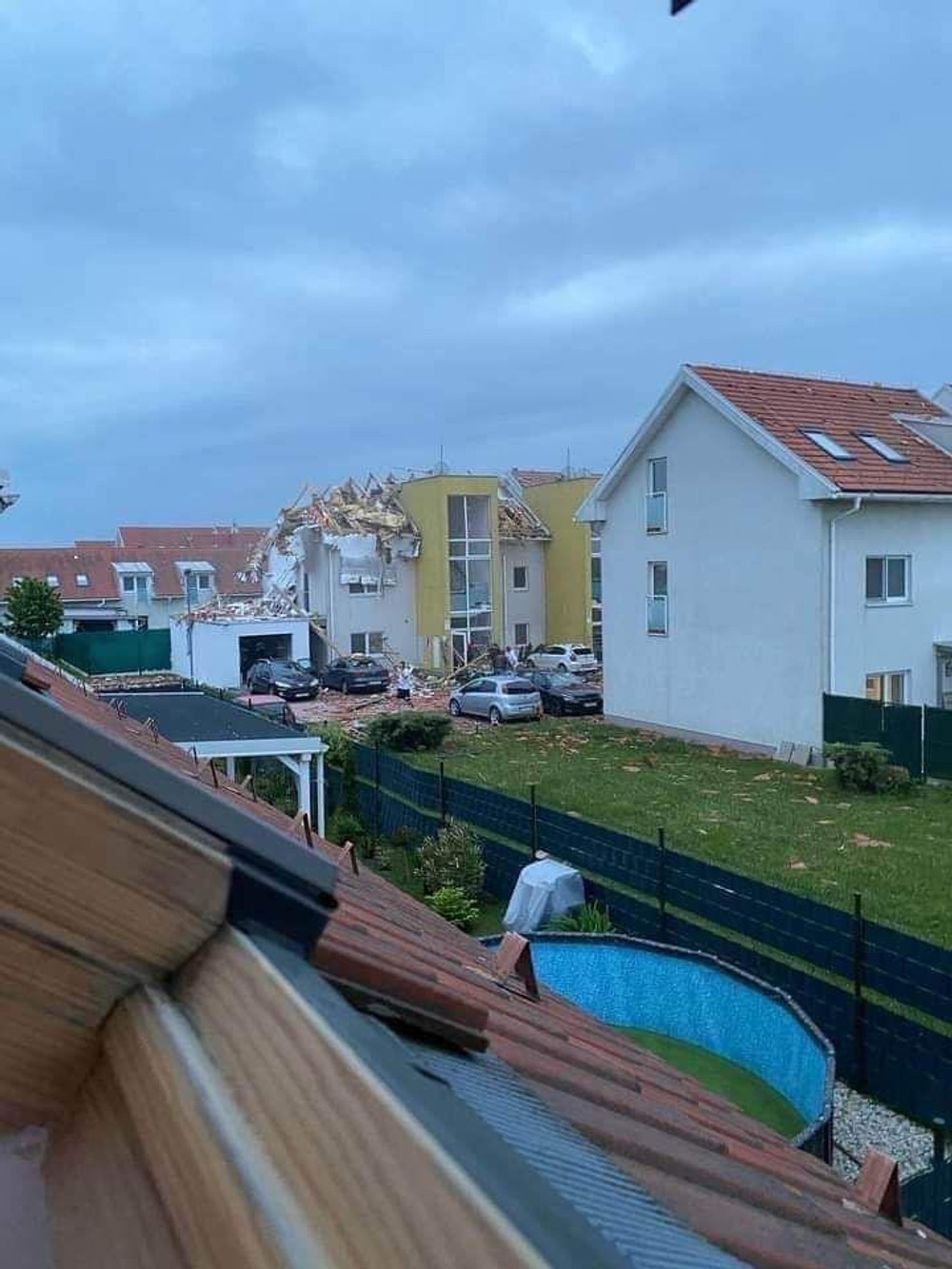 Výbuch bytovky v Bielom Kostole