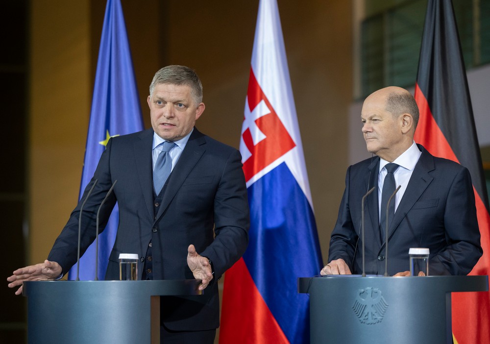 Robert Fico Olaf Scholz Nemecko Berlín návšteva (1)