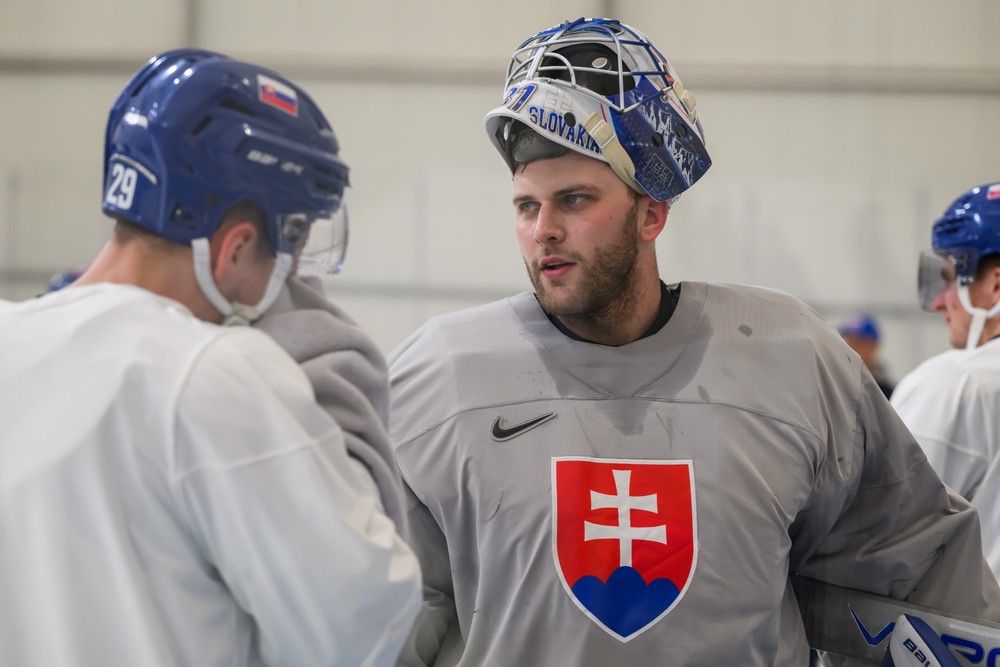 Tréning slovenských hokejistov na OH