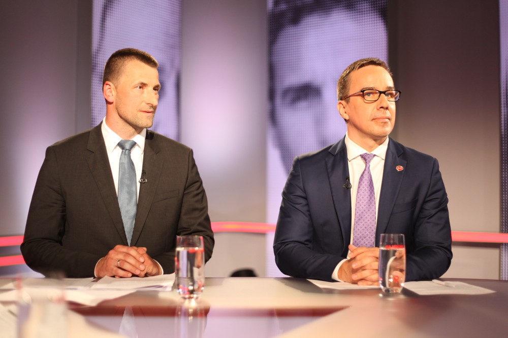 Na hrane s Mariánom Viskupičom (SaS) a Erikom Tomášom (Hlas-SD)