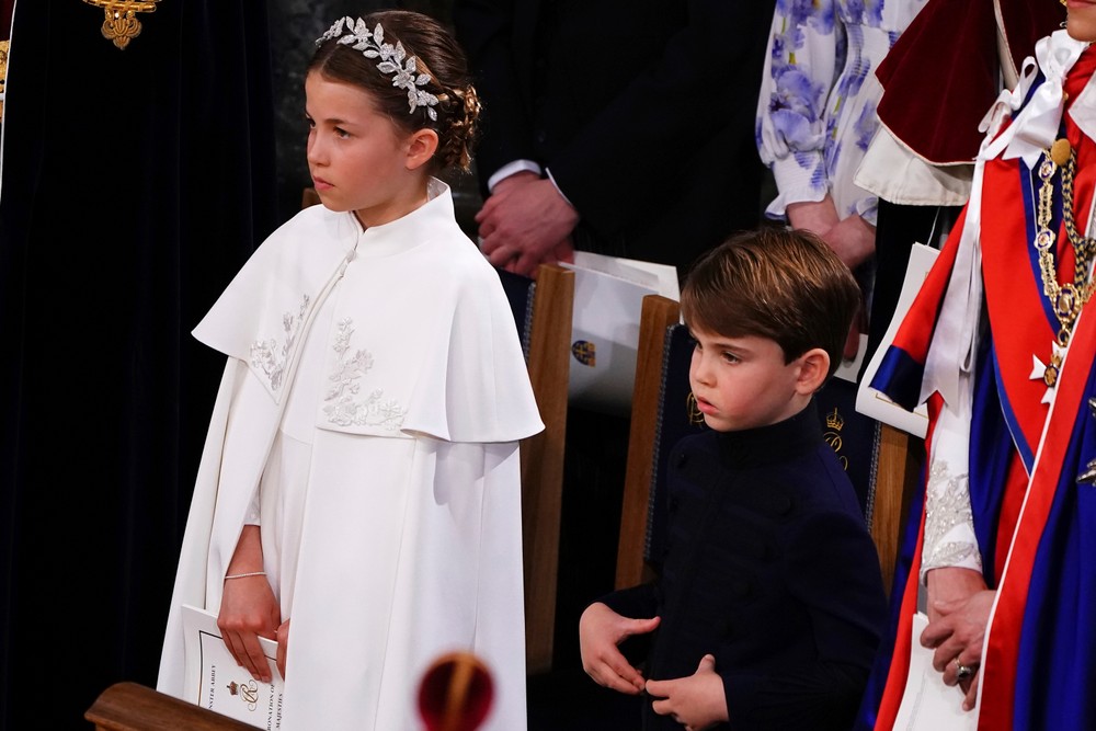 Princ Louis na korunovácii Karola III.