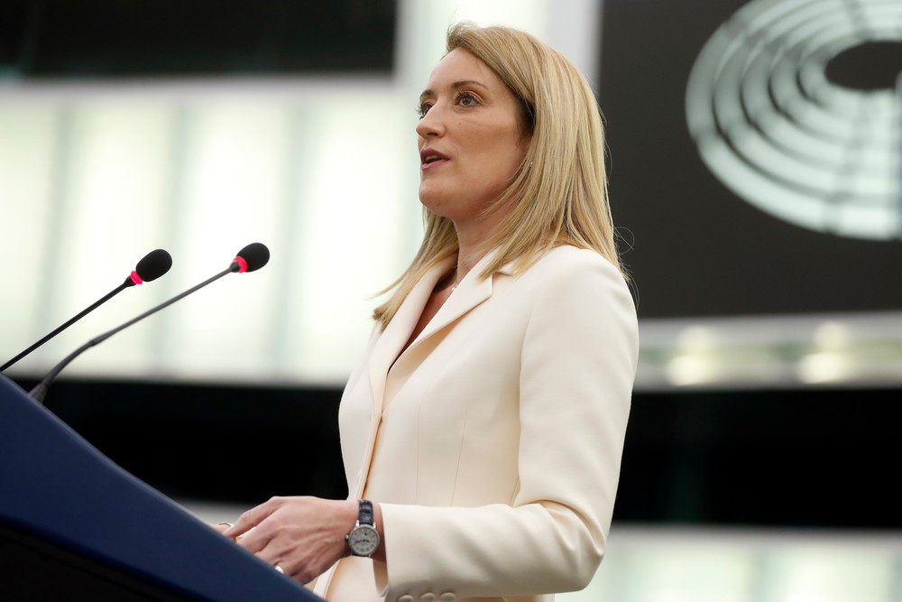 Predsedníčka Európskeho parlamentu Roberta Metsola