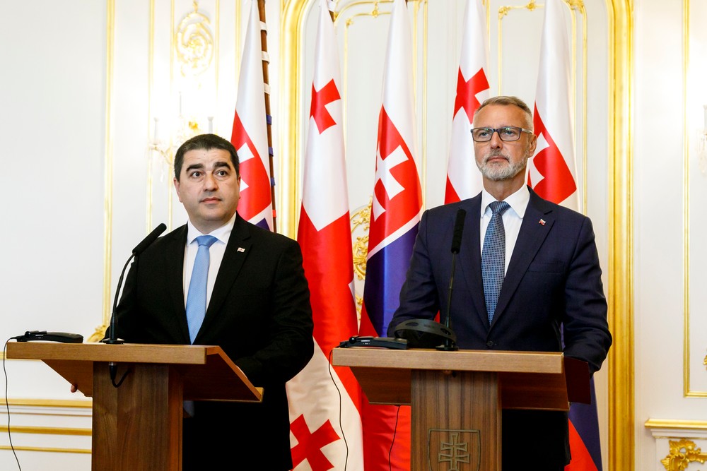 Stretnutie predsedov parlamentov Slovenska a Gruzínska
