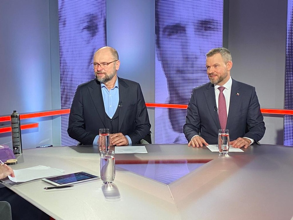 Na hrane Peter Pellegrini (Hlas-SD) a Richard Sulík (SaS)