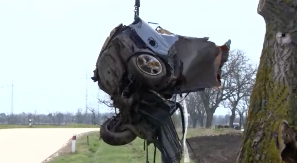 Vážna dopravná nehoda za obcou Hrubá Borša