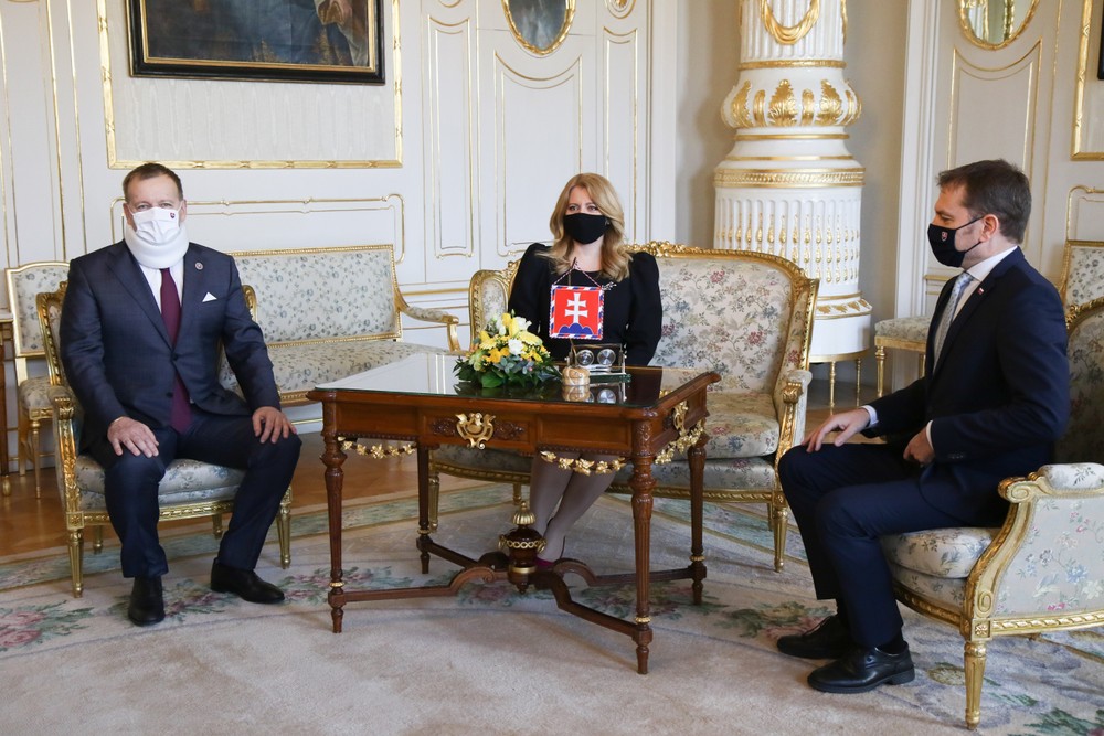 Stretnutie troch najvyšších ústavných činiteľov 