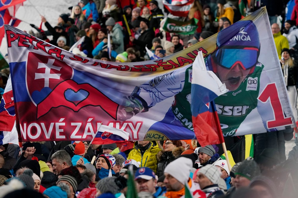 Fanúšikovia Vlhová