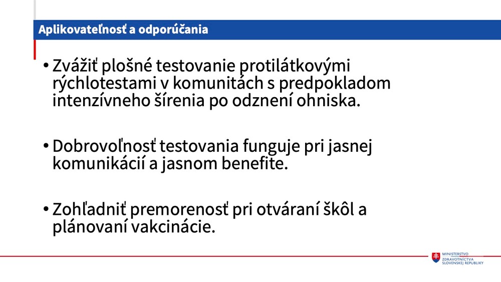 Aktuálna protiepidemiologická situácia 4.12.