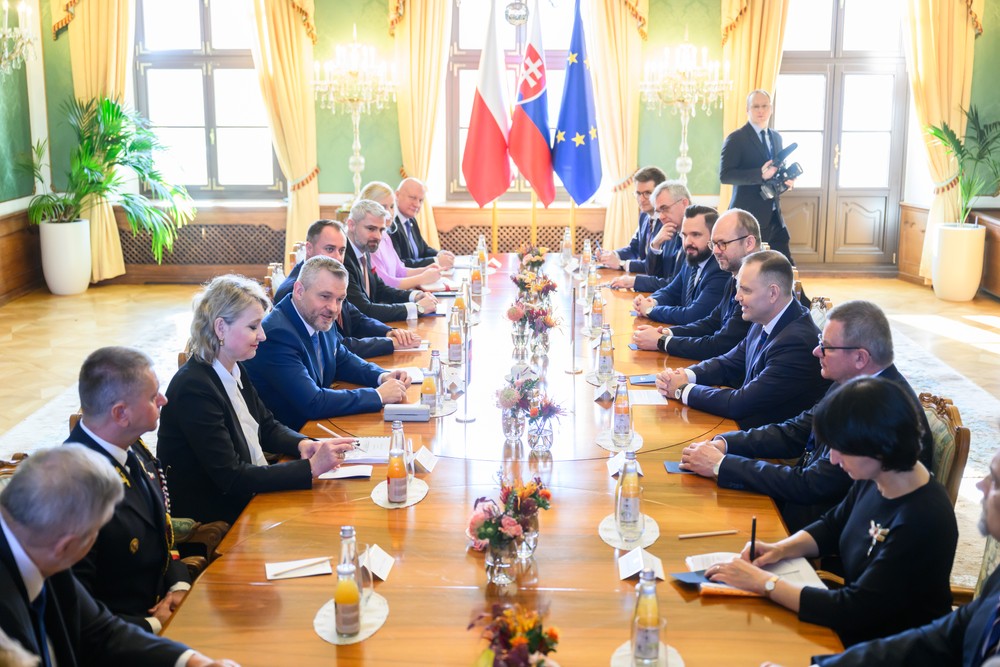 Poľský prezident Karol Nawrocki na návšteve Slovenska