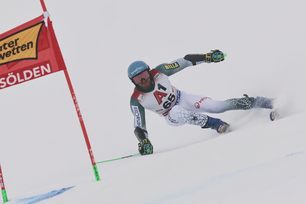 Andreas Žampa obrovsky slalom v Söldene