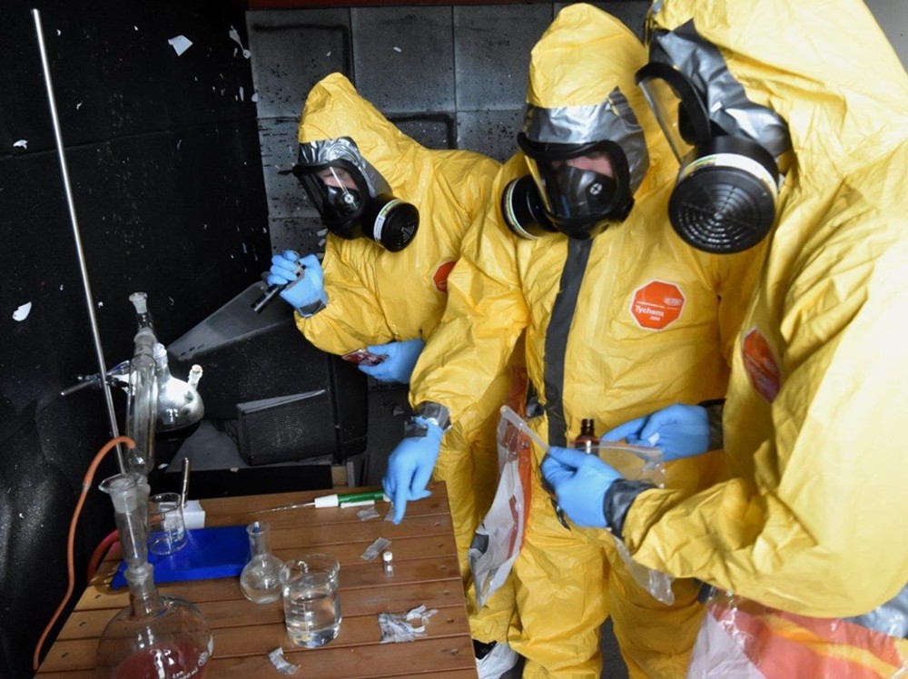 Unikátne medzinárodné cvičenie v Lešti. Polícia cvičila boj proti biologickým zbraniam 