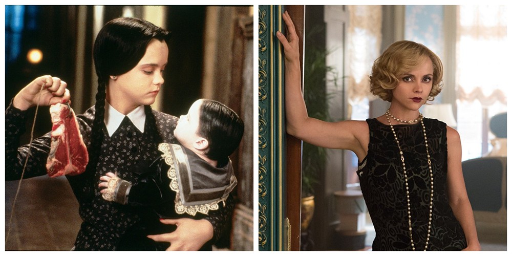 Christina Ricci vo filme Rodina Addamsovcov