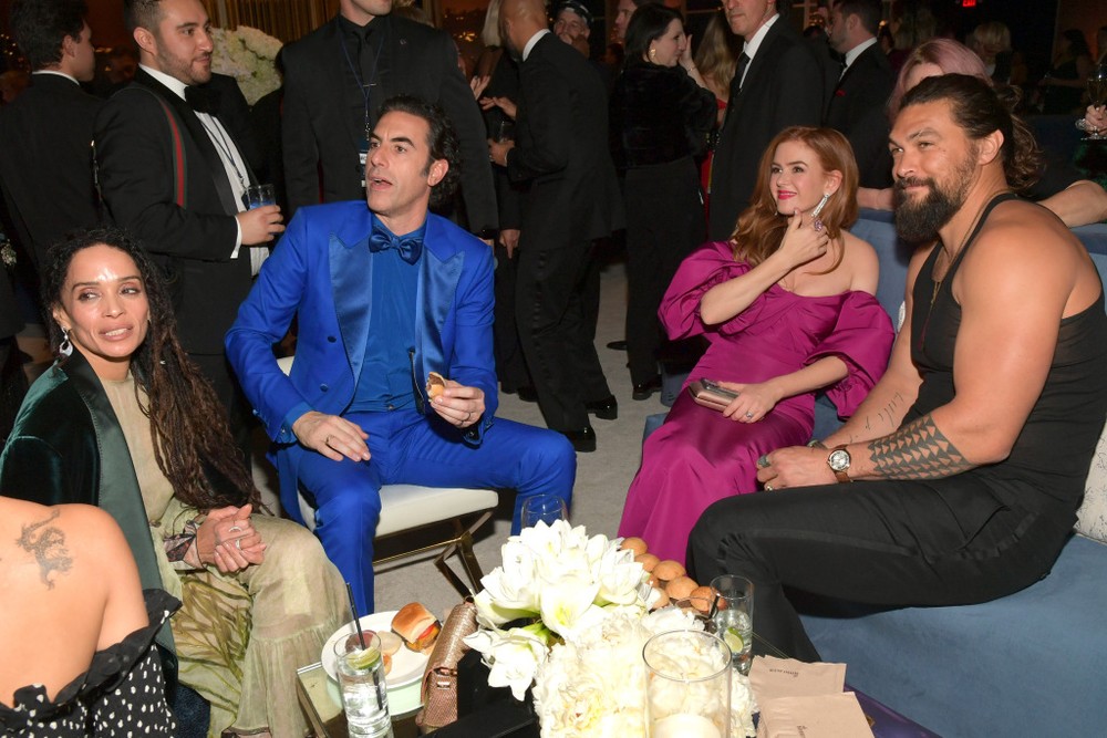 Lisa Bonet, Sacha Baron Cohen, Isla Fisher a Jason Momoa