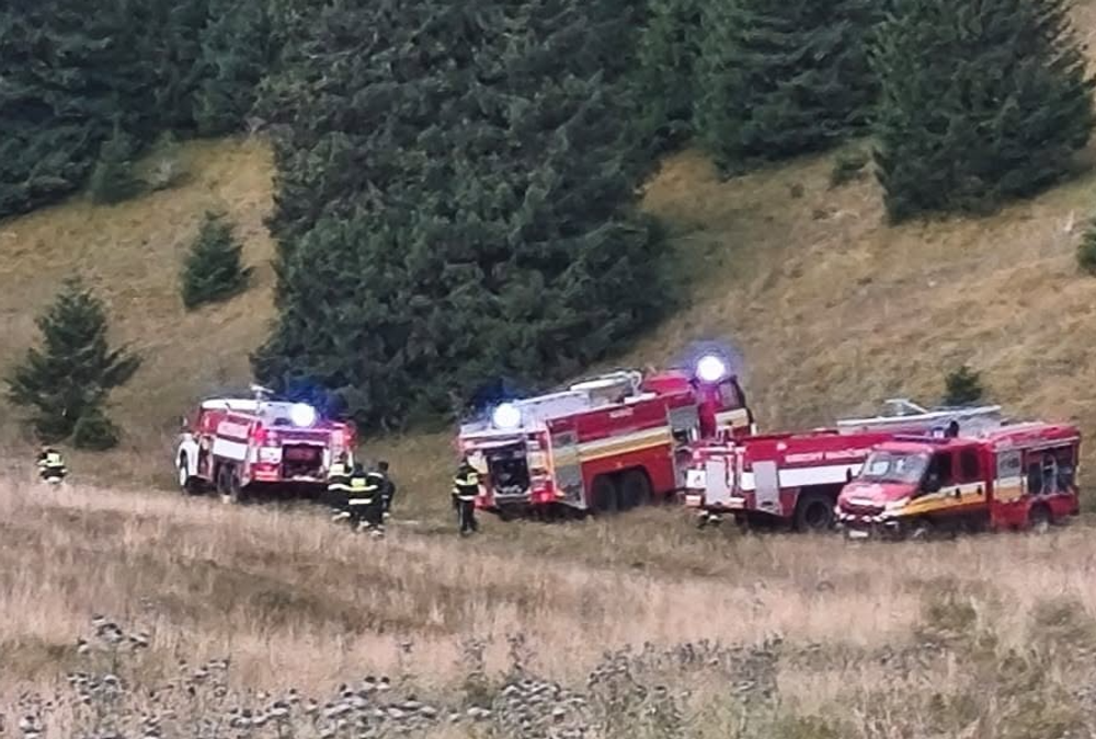 Požiar v Národnom parku Veľká Fatra