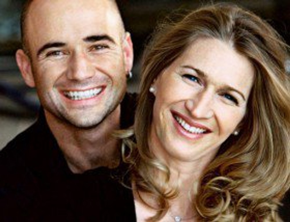 Steffi s manželom Andrém Aggasim