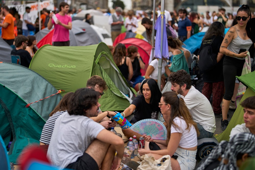 Protesty v Madride za dostupné bývanie 10
