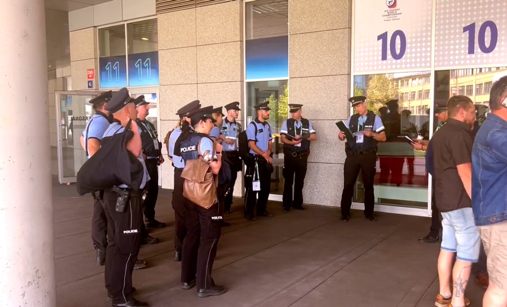 Policajné opatrenia na MS v hokeji