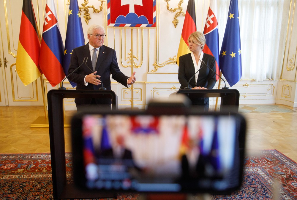 Prezidentka Čaputová a nemecký prezident Frank-Walter Steinmeier