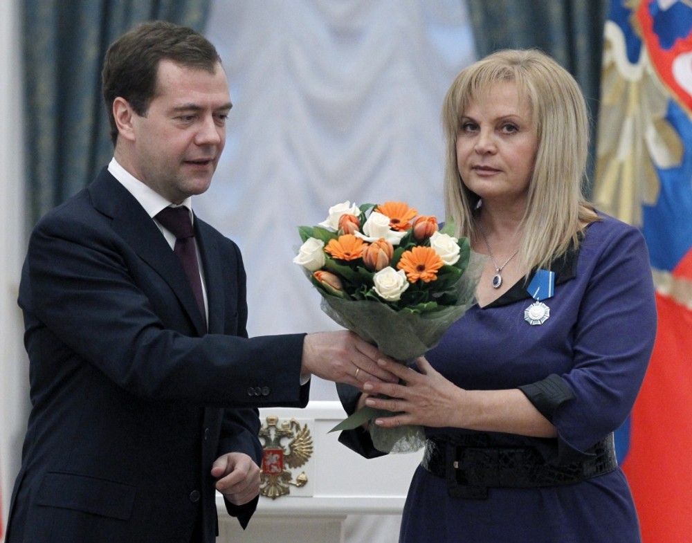 šéfka ruskej volebnej komisie