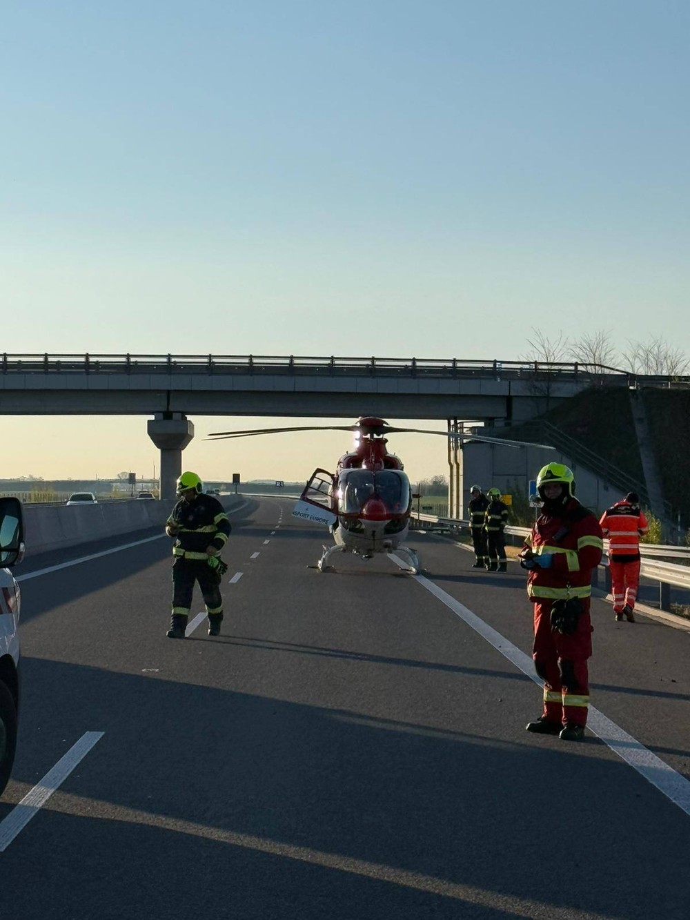 Nehoda na R7 smerom na Holice