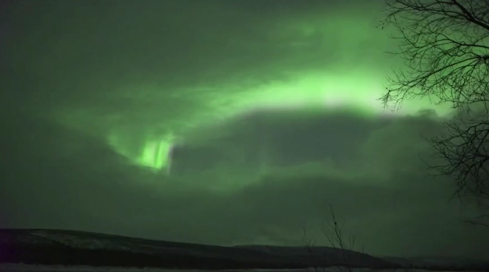 Fínsko rozžiarila polárna žiara