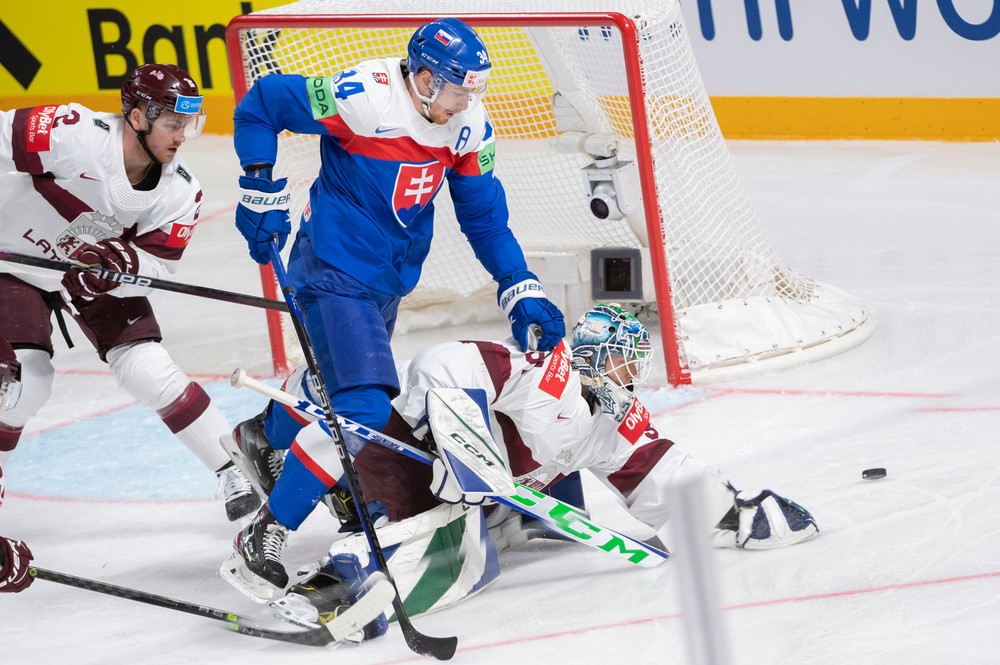 Slovensko - Lotyšsko, MS v hokeji 2023