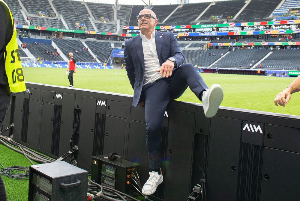 Tréner slovenskej futbalovej reprezentácie Francesco Calzona