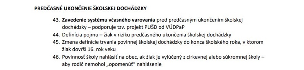 10. ukončenie školskej dochadzky zakony
