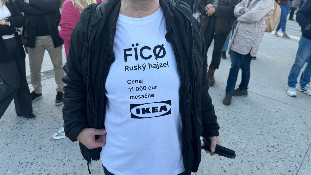 Protestný pochod centrom mesta