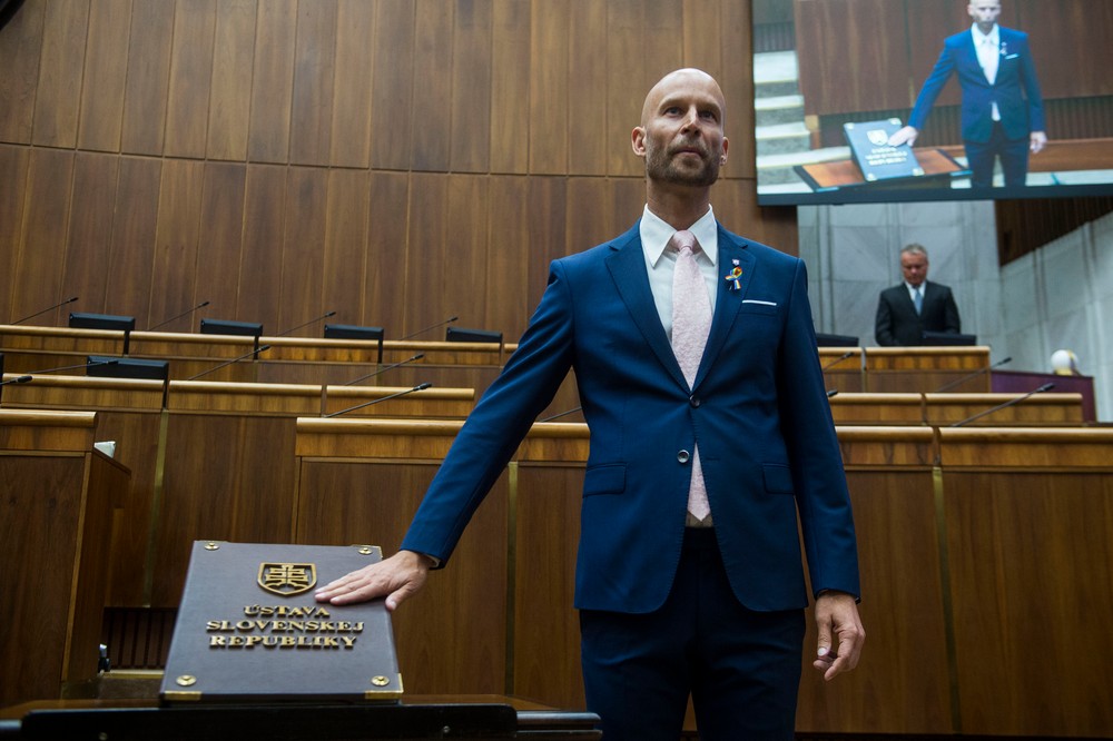 poslanec Tomáš Hellebrandt  PS Progresívne Slovensko