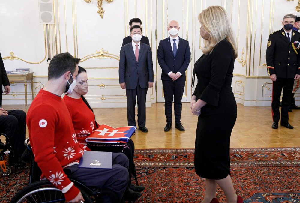 Prezidentka prijala   zástupcov slovenskej olympijskej a paralympijskej výpravy (4)