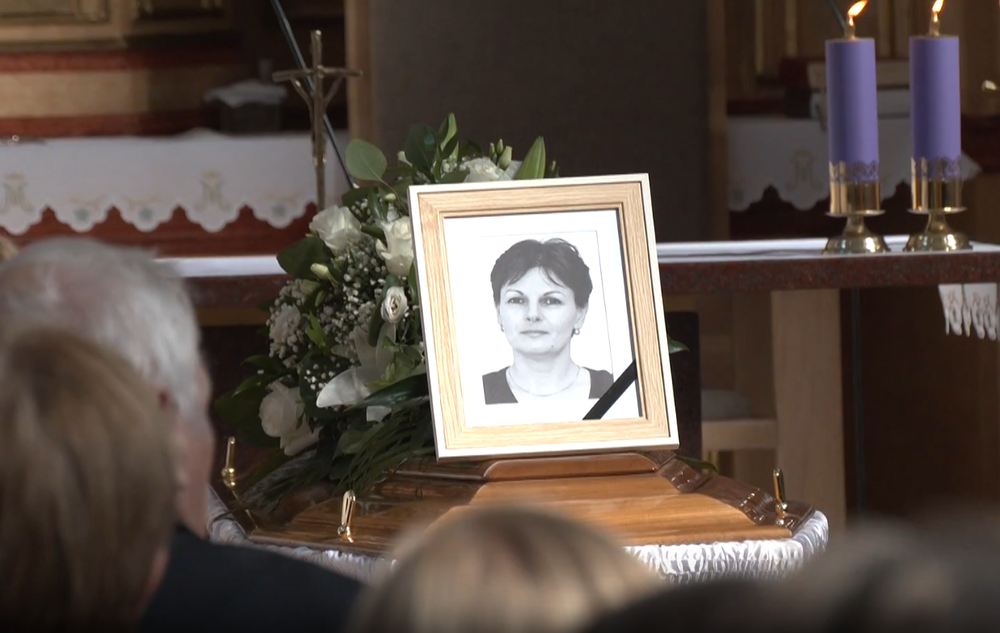 Pohreb učiteľky Božky zo Staškova