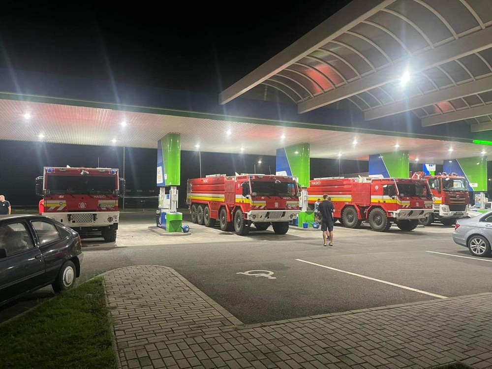 hasiči do Grécka (3. skupina), presun (3)