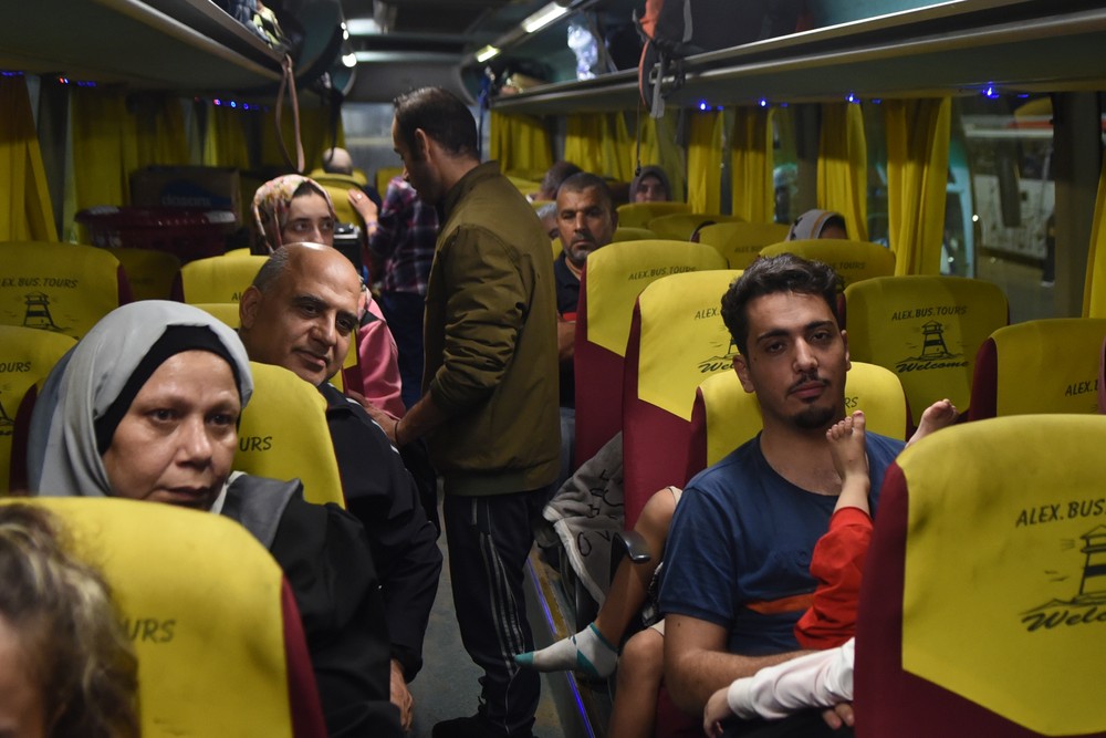 Palestínčania v autobuse