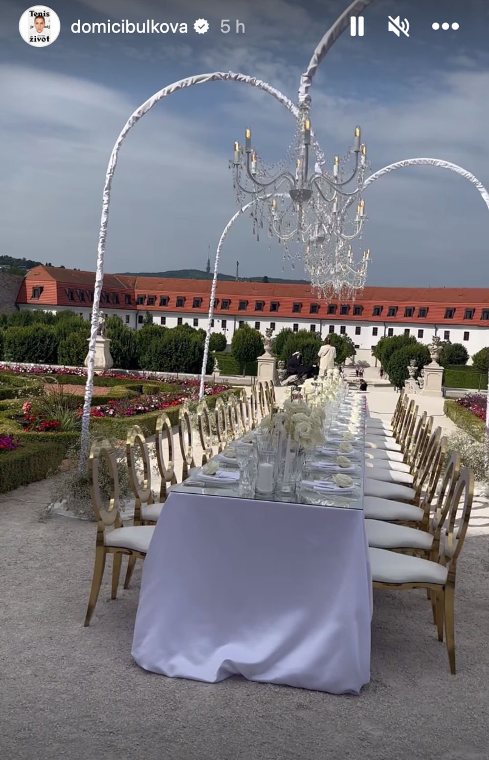 Krst dcéry Dominiky Cibulkovej