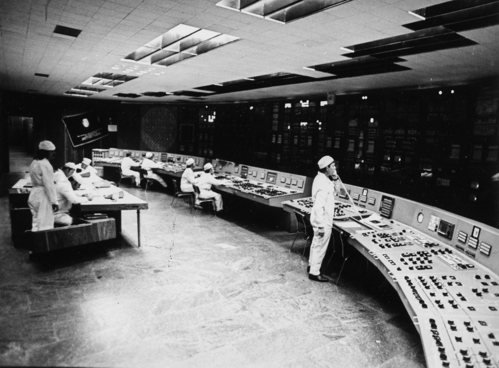 August 1978 - Bloková riadiaca miestnosť ČAJE