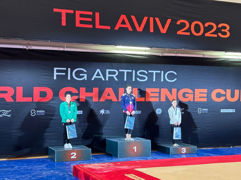 Slovenská gymnastka Barbora Mokošová