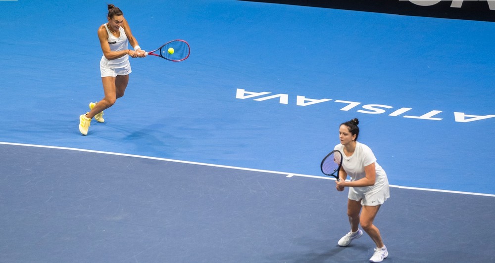 Viktória Hrunčáková a Tereza Mihalíková