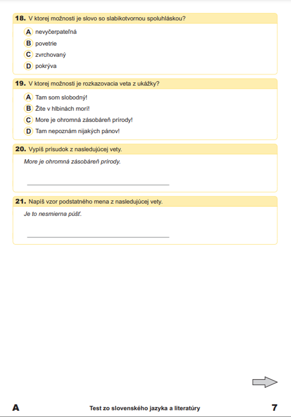 Monitor Slovenský jazyk 7