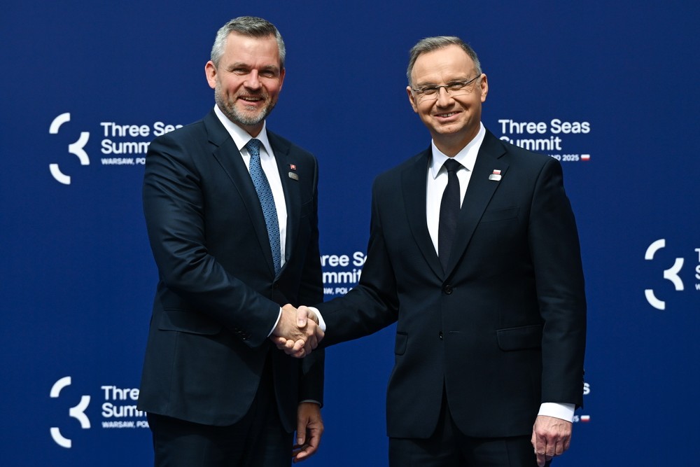 Poľský prezident Andrzej Duda a slovenský prezident Peter Pellegrini