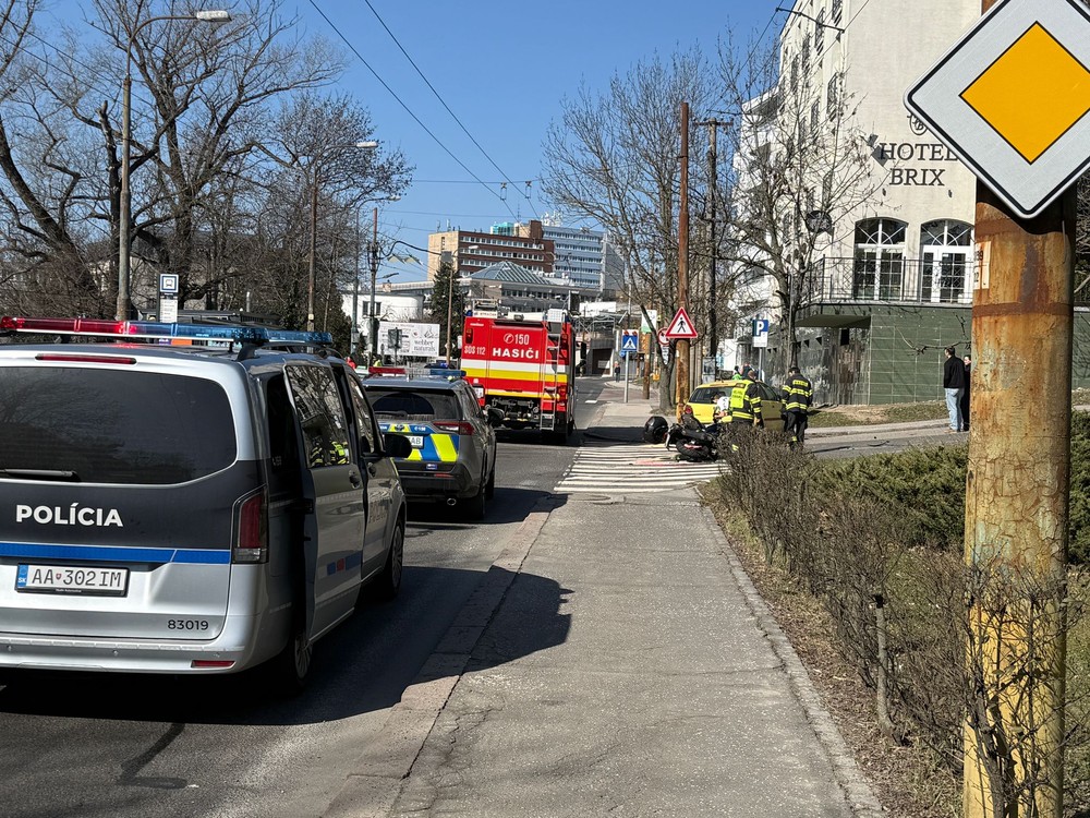 Dopravná nehoda na Kramároch 