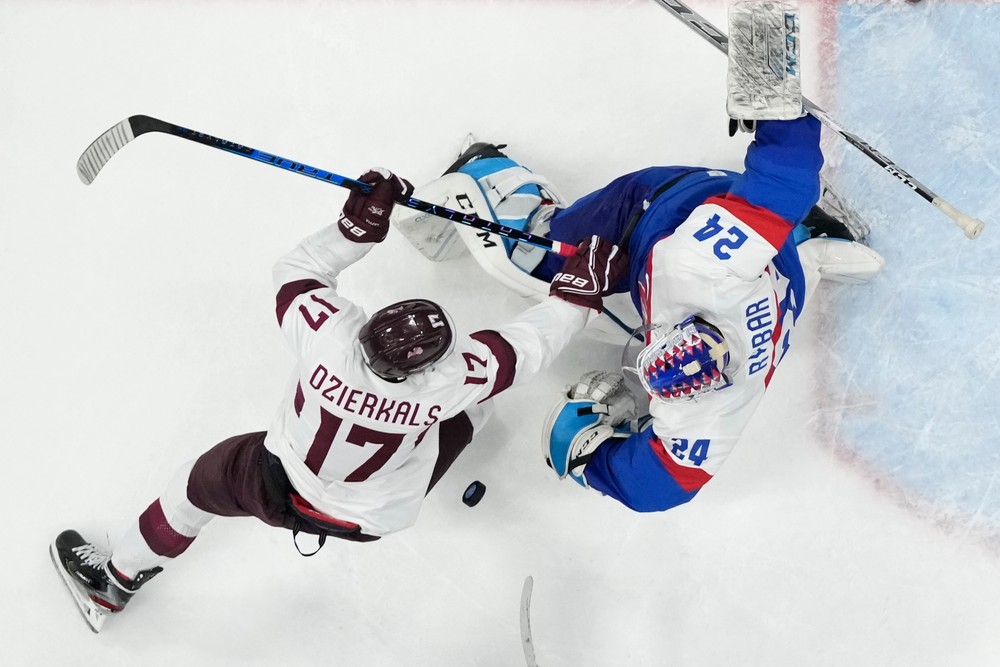 Slovensko vs. Lotyšsko ZOH Peking 2022