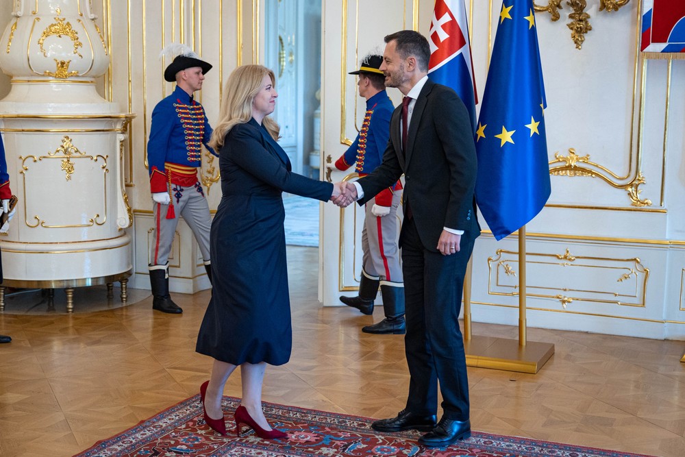 Zuzana Čaputová prijala Eduarda Hegera