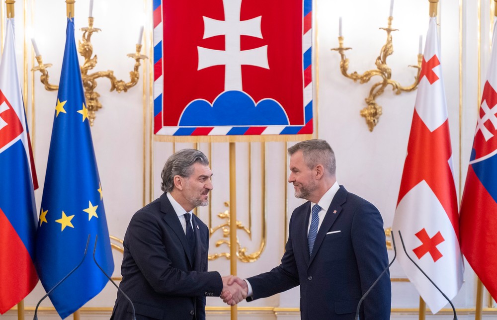 Návšteva kontroverzného prezidenta Gruzínskej republiky Michaila Kavelašviliho na Slovensku