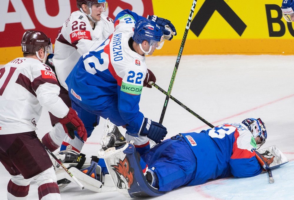 Slovensko - Lotyšsko, MS v hokeji 2023