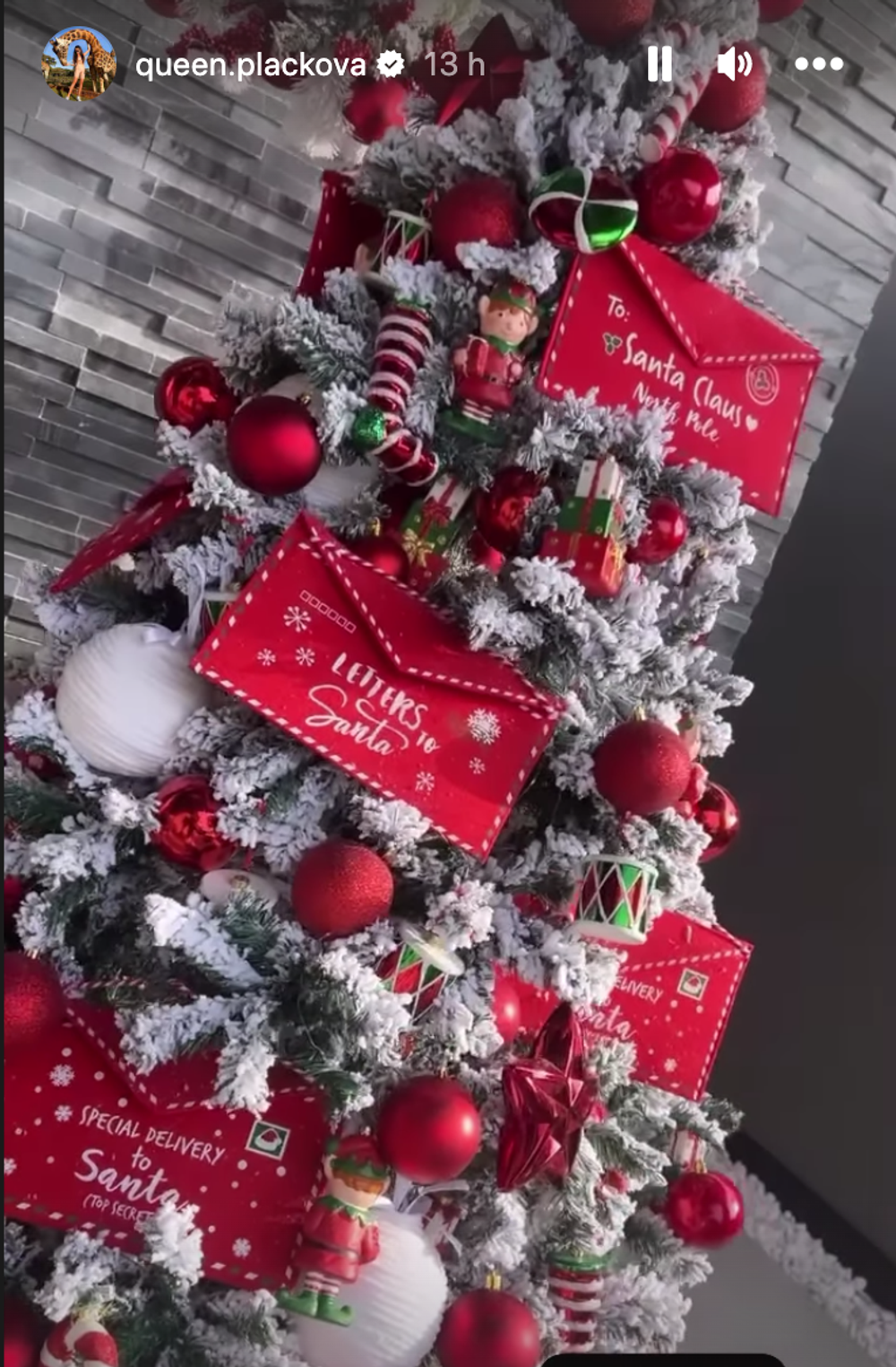 Vianočná výzdoba u Plačkovej