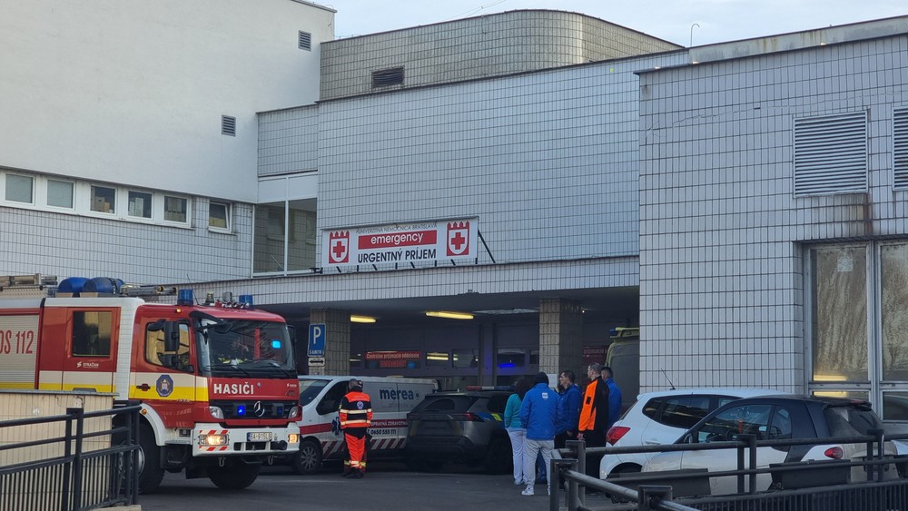 Požiar nemocnice v Ružinove 2 