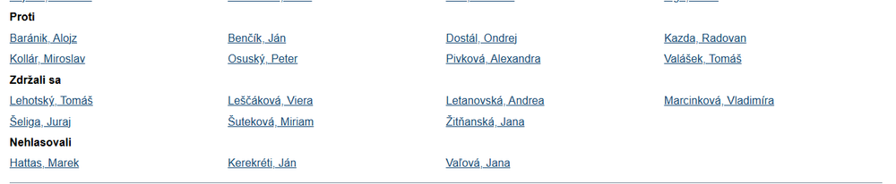 Hlasovanie o zvolení Maroša Žilinku za generálneho prokurátora (3. 12. 2020)