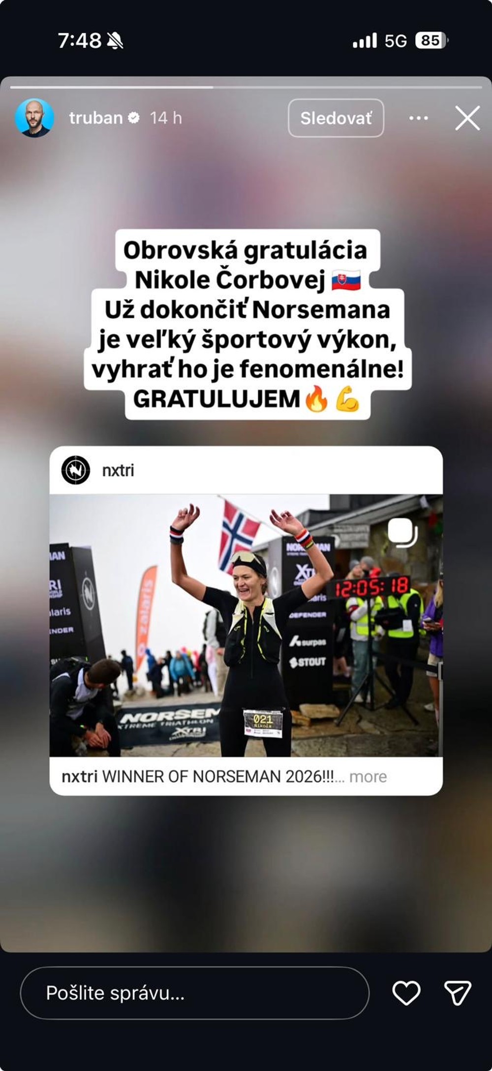 Reakcie na úspech Nikoly Čorbovej