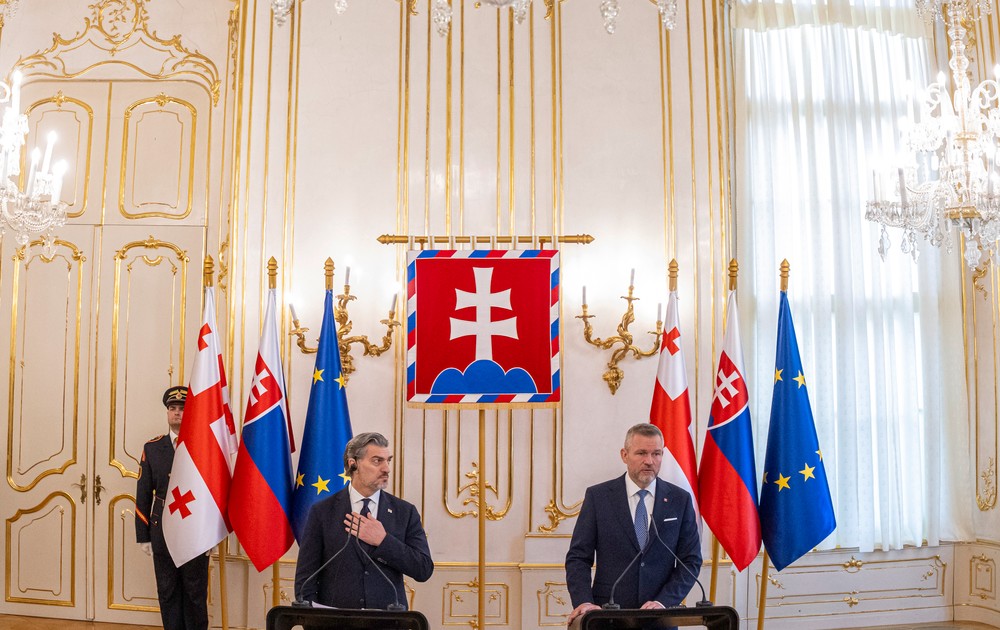 Návšteva kontroverzného prezidenta Gruzínskej republiky Michaila Kavelašviliho na Slovensku